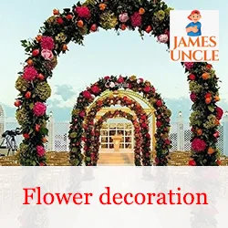 Flower decoration Mr. Pankaj Show in Sarsoona